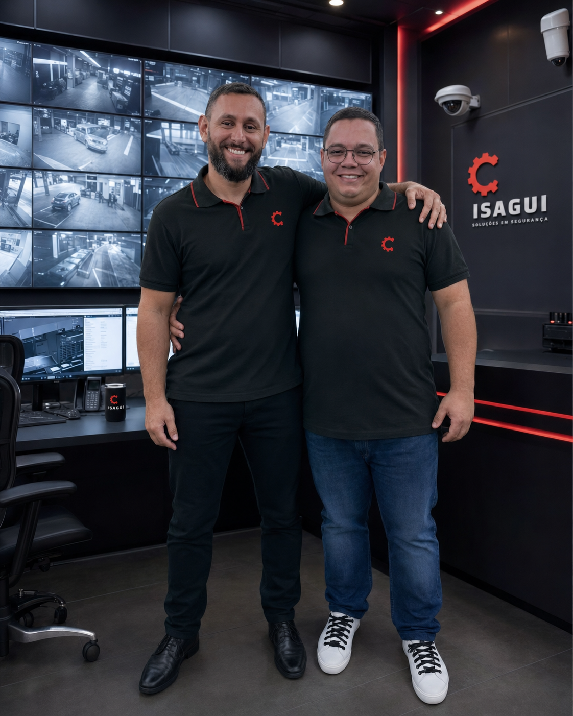 Fundadores da Isagui Soluções