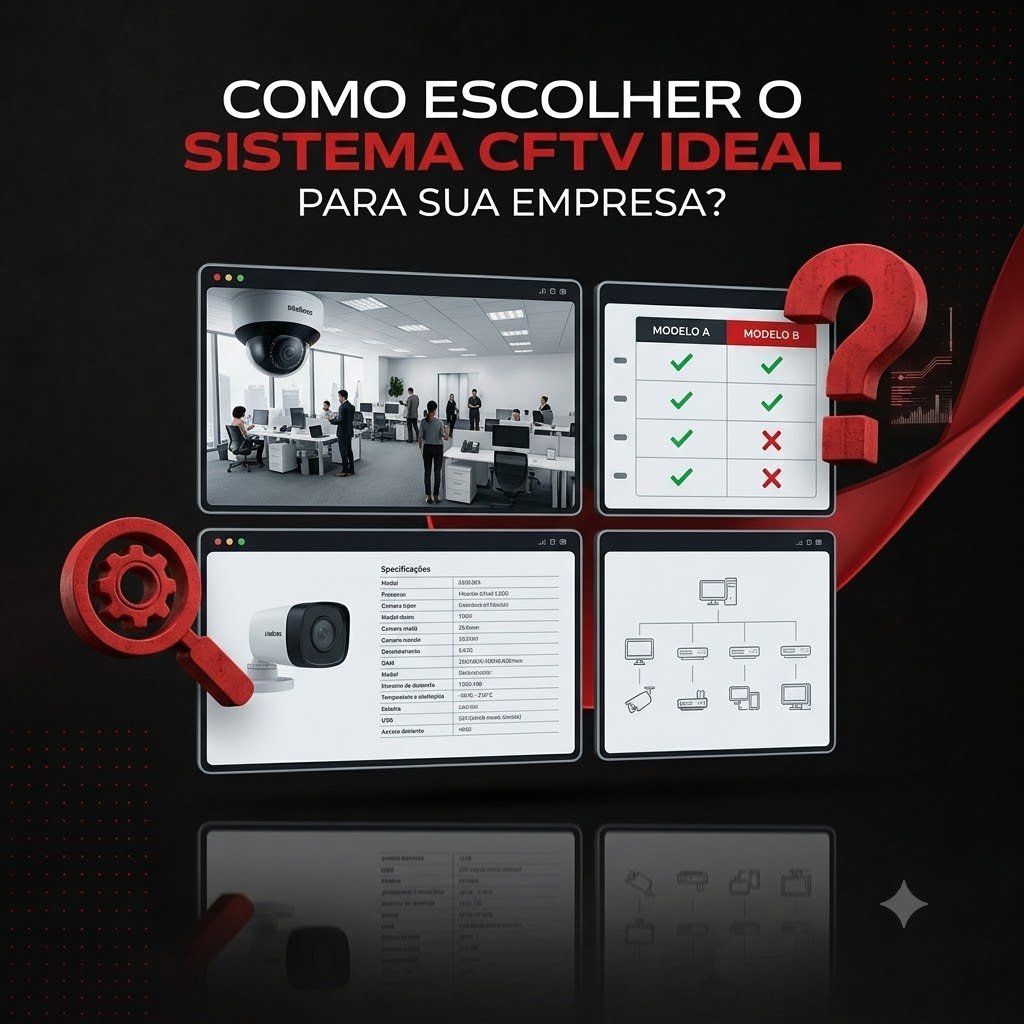 Como escolher sistema de câmeras CFTV